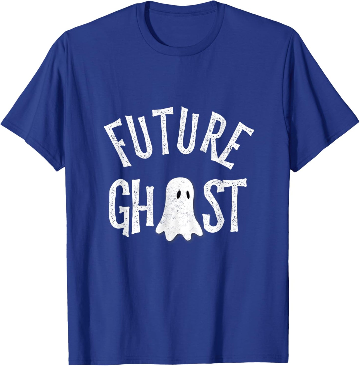 Funny Future Ghost Halloween Scary Costume For Kids & Adults T-Shirt - T-Shirt | Royal