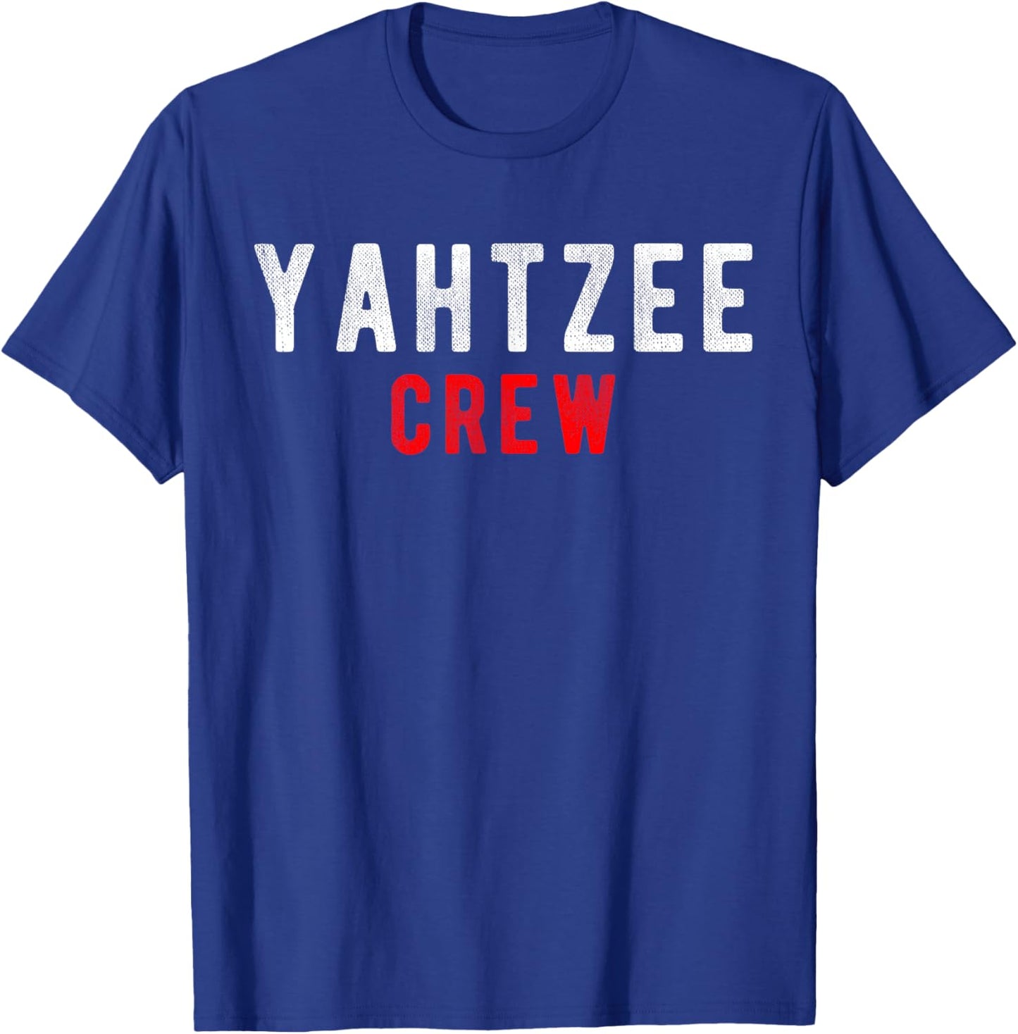 Yahtzee Crew Game Night Dice Game T-Shirt - T-Shirt | Royal