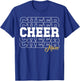 Cheer Mom Biggest Fan Cheerleader Girls Women Cheerleading T-Shirt - T-Shirt | Royal
