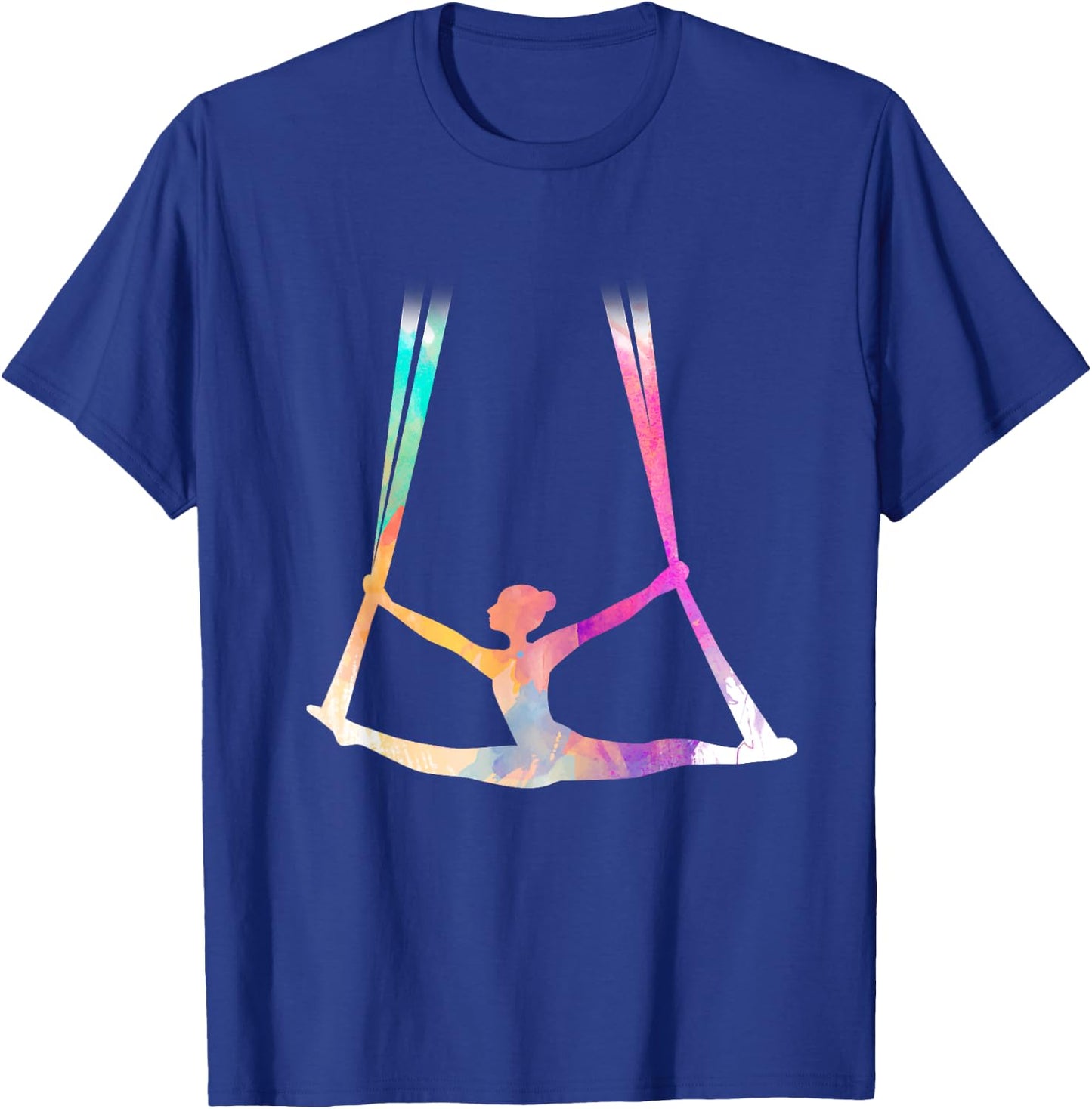 Aerial Silks Circus Yoga T-Shirt - T-Shirt | Royal