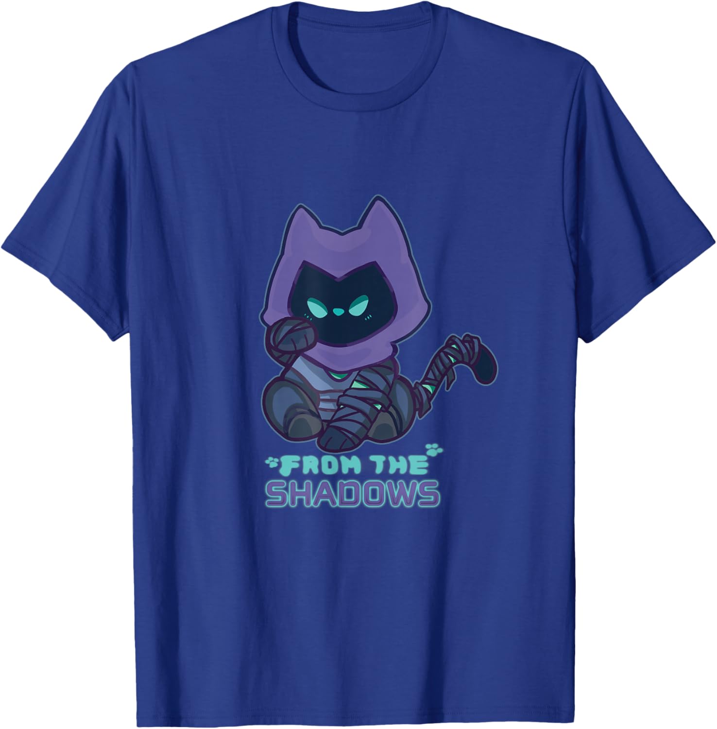 Chibi Omen Cat Valorant Gaming | Cute T-Shirt - T-Shirt | Royal