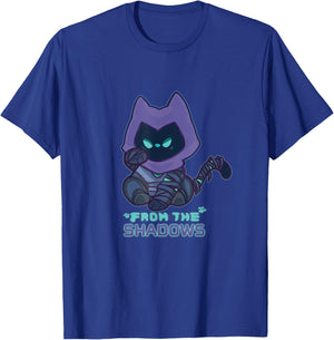 Chibi Omen Cat Valorant Gaming | Cute T-Shirt - T-Shirt | Royal