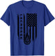 American Flag Lacrosse Apparel - Lacrosse Small T-Shirt - T-Shirt | Royal