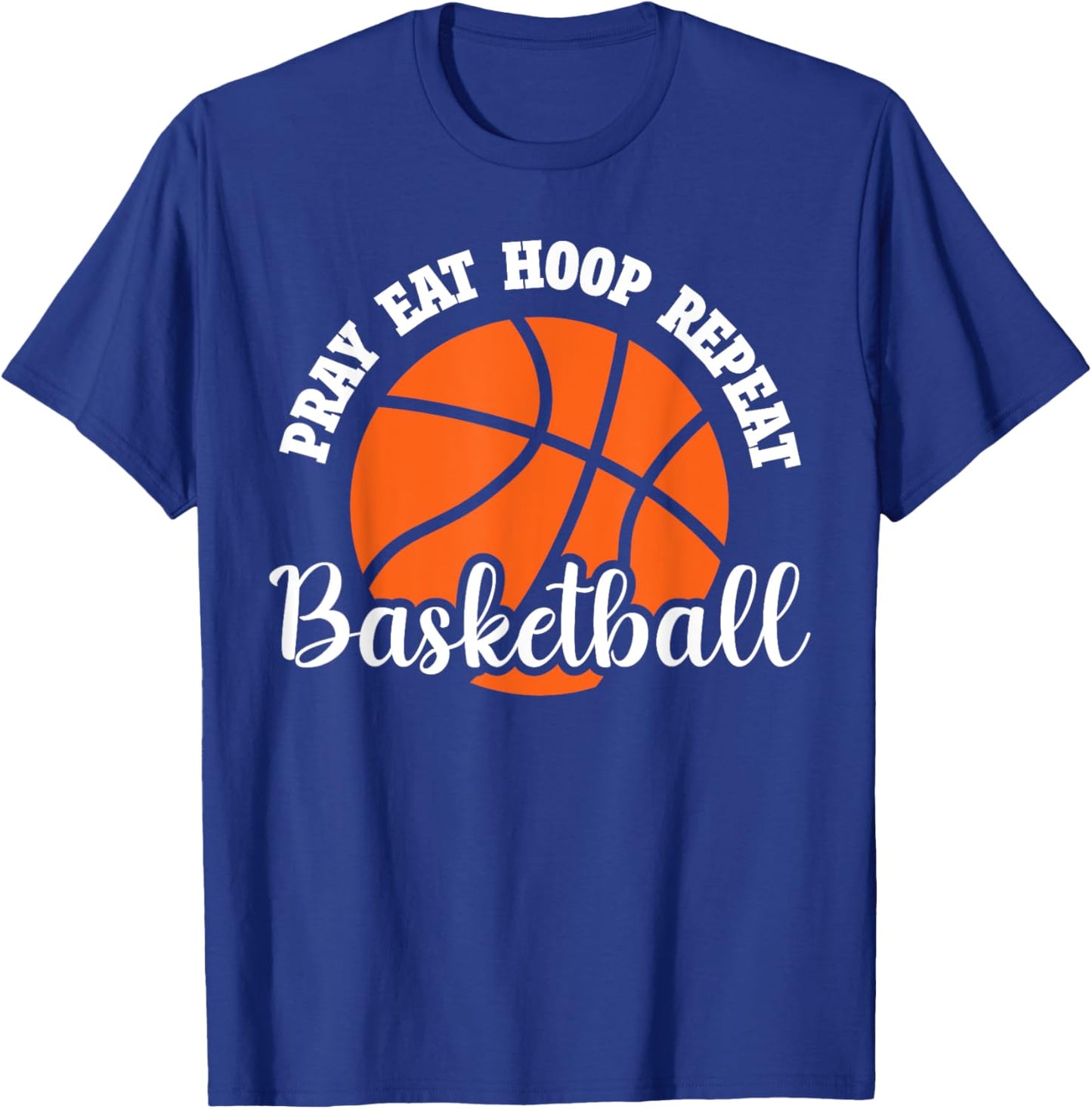Funny Basketball Design For Christian Basketball Players T-Shirt - T-Shirt | Royal