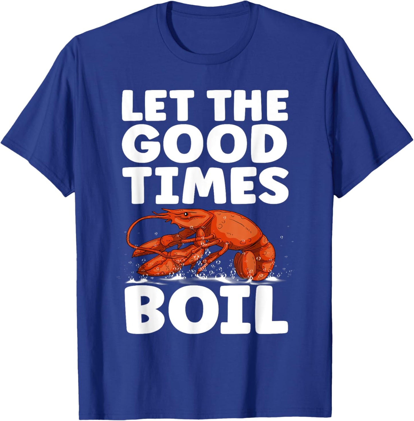 Funny Crawfish Design Women Crawfish Boil Lovers T-Shirt - T-Shirt | Royal