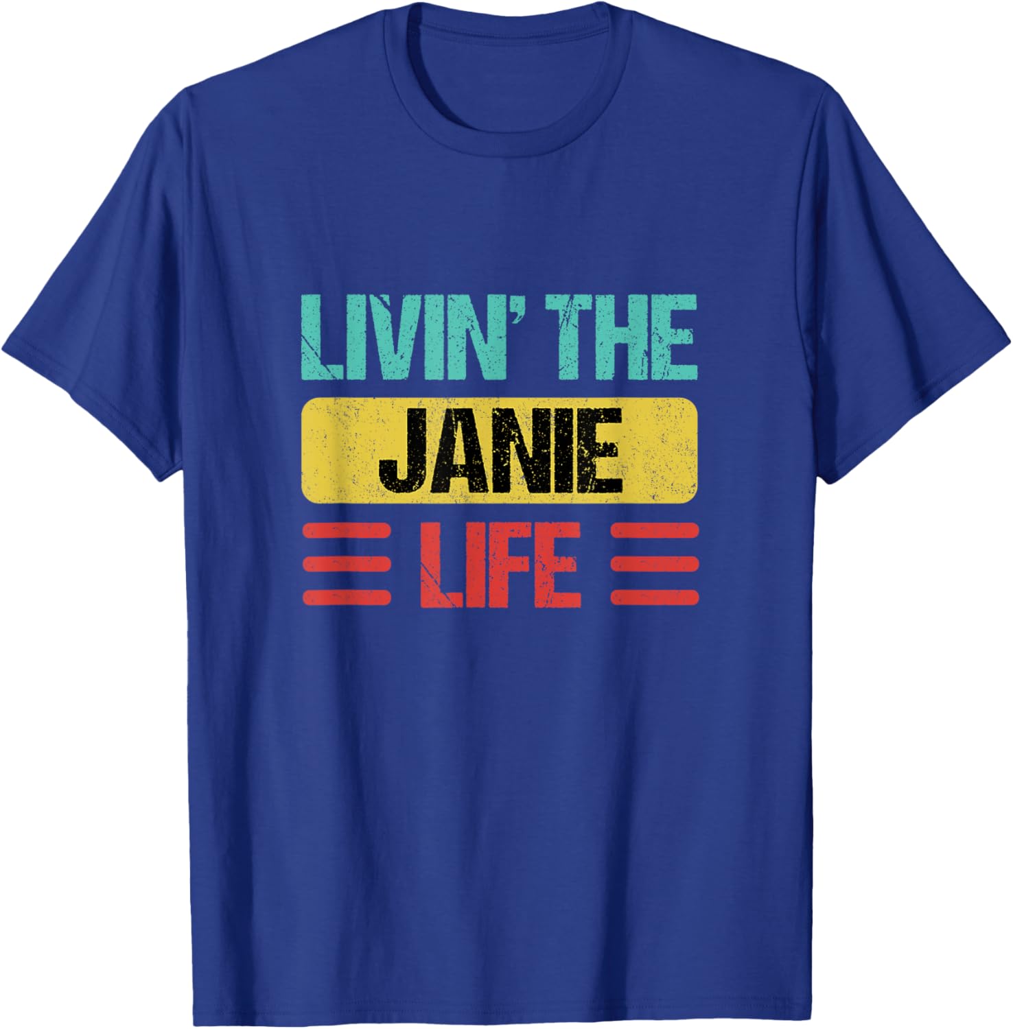Janie Name T-Shirt - T-Shirt | Royal
