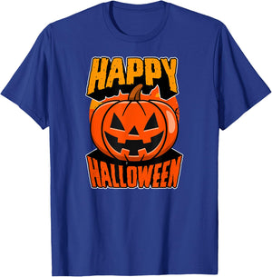 Happy Halloween Party Jack O Lantern Pumpkin Carving Party T-Shirt - T-Shirt | Royal