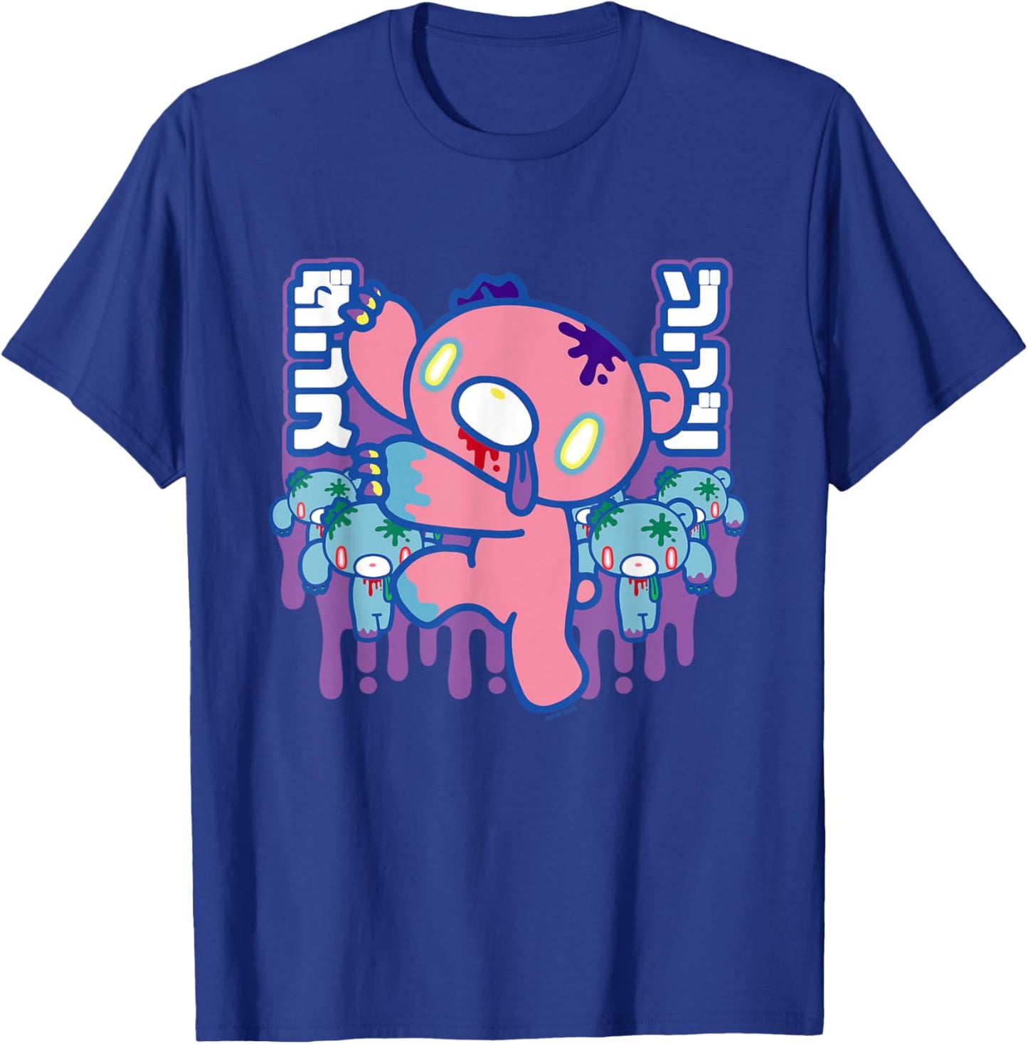 Gloomy Bear The Naughty Grizzly Zombie Horde Anime Manga T-Shirt - T-Shirt | Royal