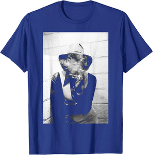 Johnny Guitar Watson 1980 By Virginia Turbett T-Shirt - T-Shirt | Royal