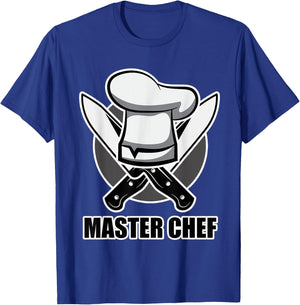 Chef Cook Design - Master Chef for Cooks & Chefs T-Shirt - T-Shirt | Royal