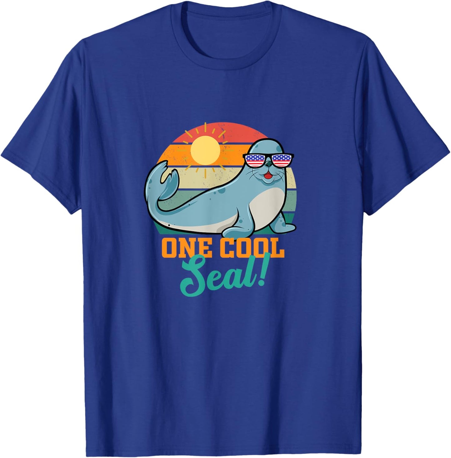 Seal Gifts Kids Seals Apparel USA Pacific America Boys Girls T-Shirt - T-Shirt | Royal