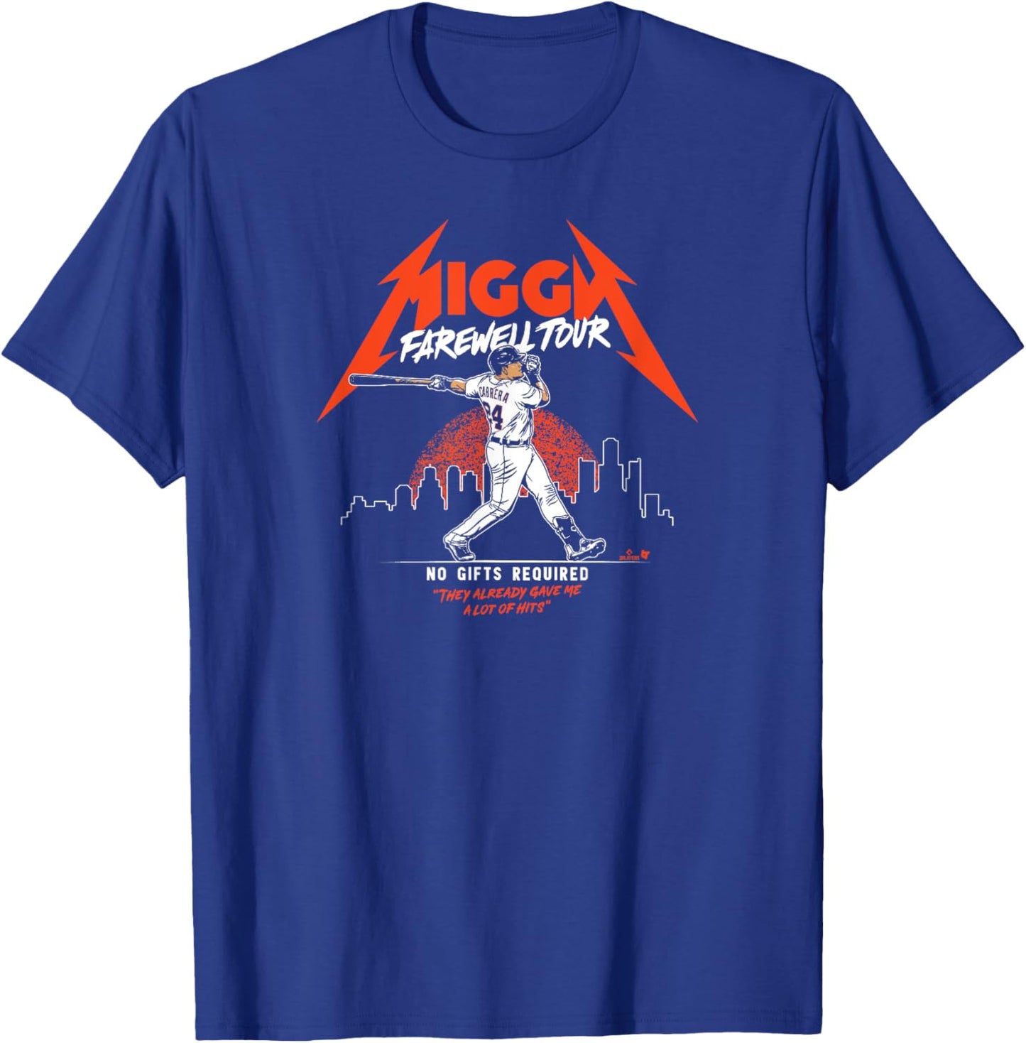 Miguel Cabrera - Miggy Farewell Tour - Detroit Baseball T-Shirt - T-Shirt | Royal
