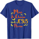 Mac & Cheese and Jesus Please Funny Cute Christian Design T-Shirt - T-Shirt | Royal