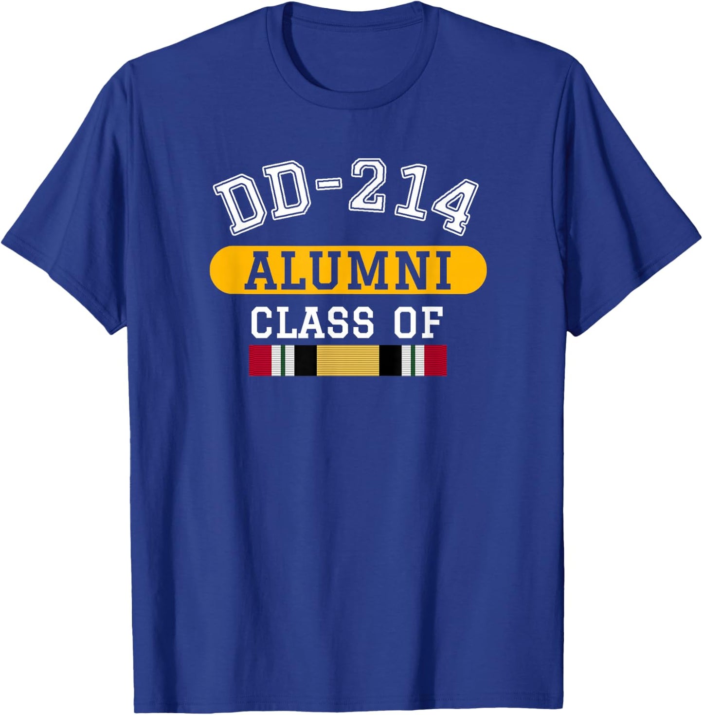 DD-214 Alumni Class of Iraq War Veteran Pride T-Shirt - T-Shirt | Royal