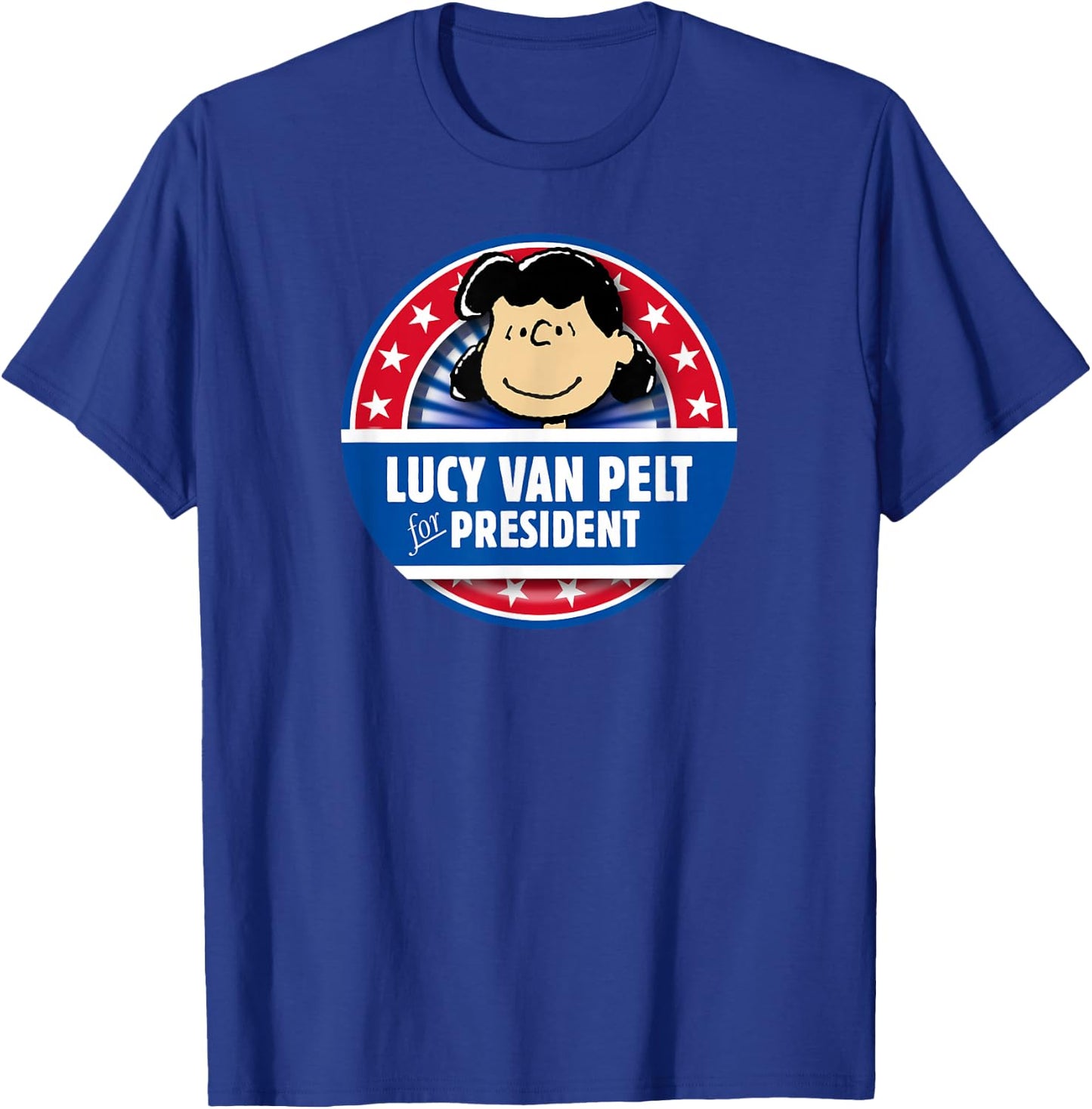 Peanuts Lucy Van Pelt for President T-Shirt - T-Shirt | Royal