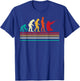 Hunter Human Evolution Retro Hunting Deer Men Women Kid Teen T-Shirt - T-Shirt | Royal