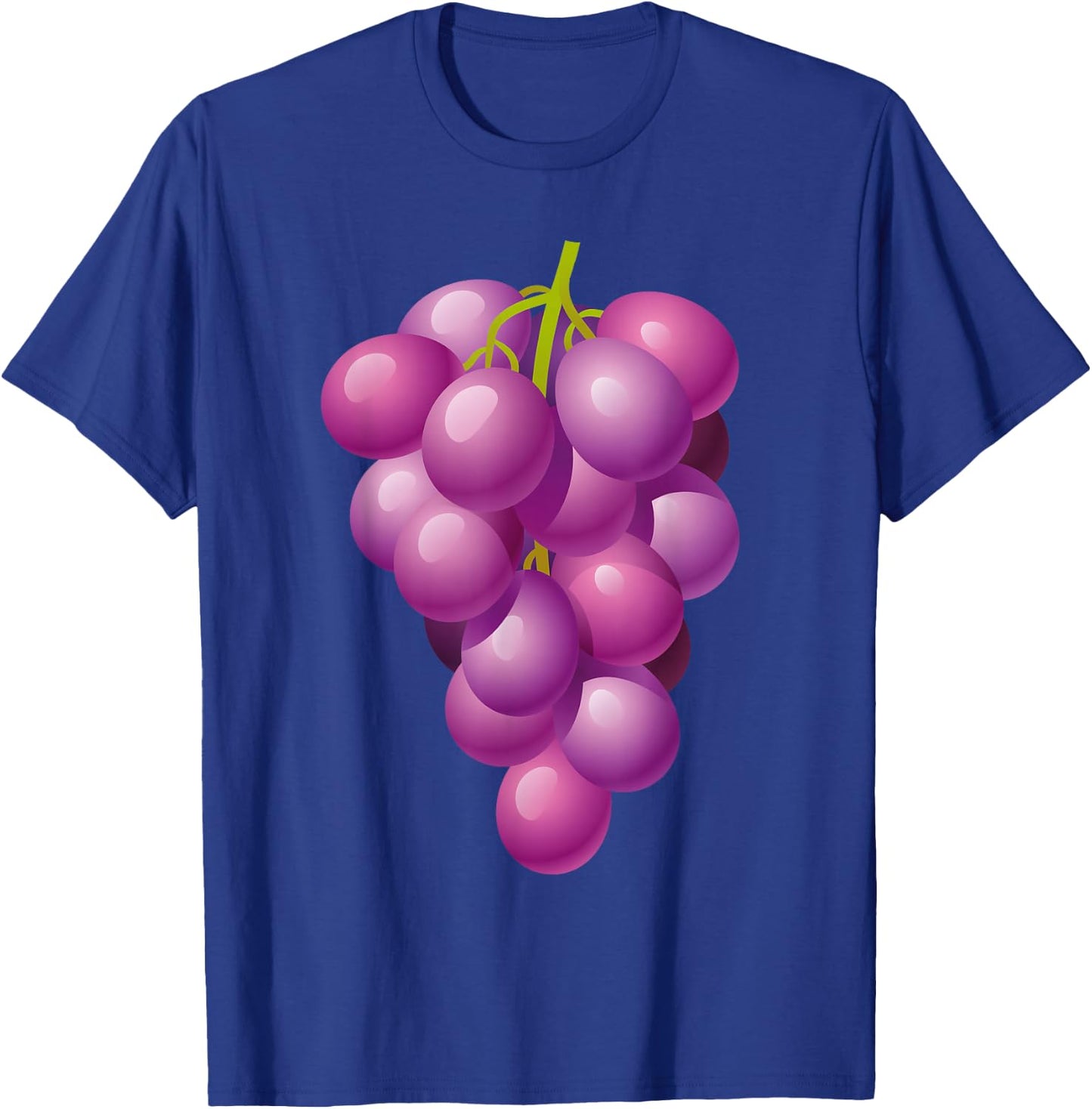 Grapes Shirt Adult Men Women Kids Grapes Costume T-Shirt - T-Shirt | Royal