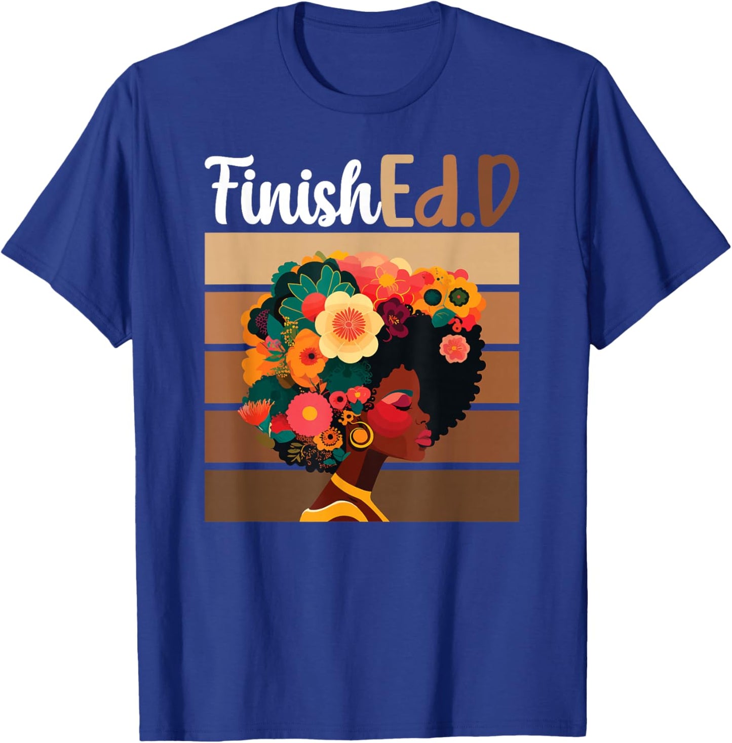 FinishEd.D Doctor Of Education Graduate Black EdD Graduate T-Shirt - T-Shirt | Royal