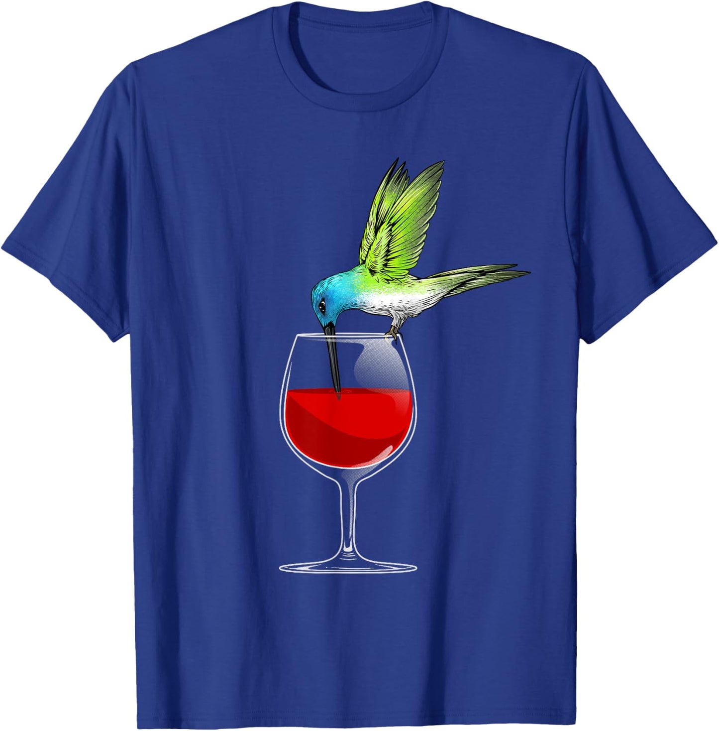 Cute Hummingbird Design Women Kids Hummingbird Lover T-Shirt - T-Shirt | Royal
