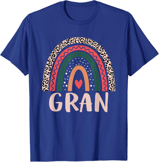 Gran Rainbow Grandma Grandma Women Mothers Day Gran T-Shirt - T-Shirt | Royal