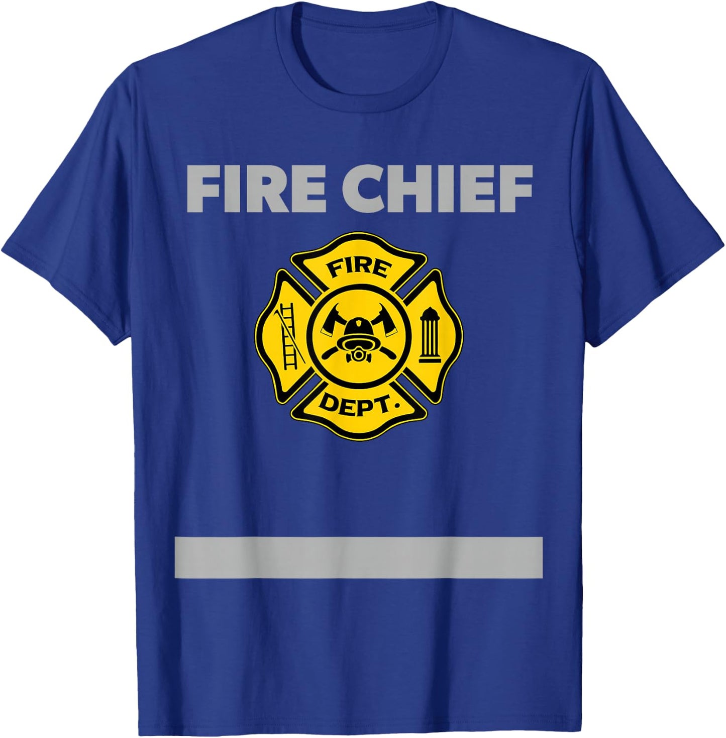 Firefighter Shirt Kids Firefighter Men Fire Chief T-Shirt - T-Shirt | Royal