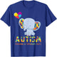 Autism Elephant Walking A Different Path T Shirt For Kids T-Shirt - T-Shirt | Royal