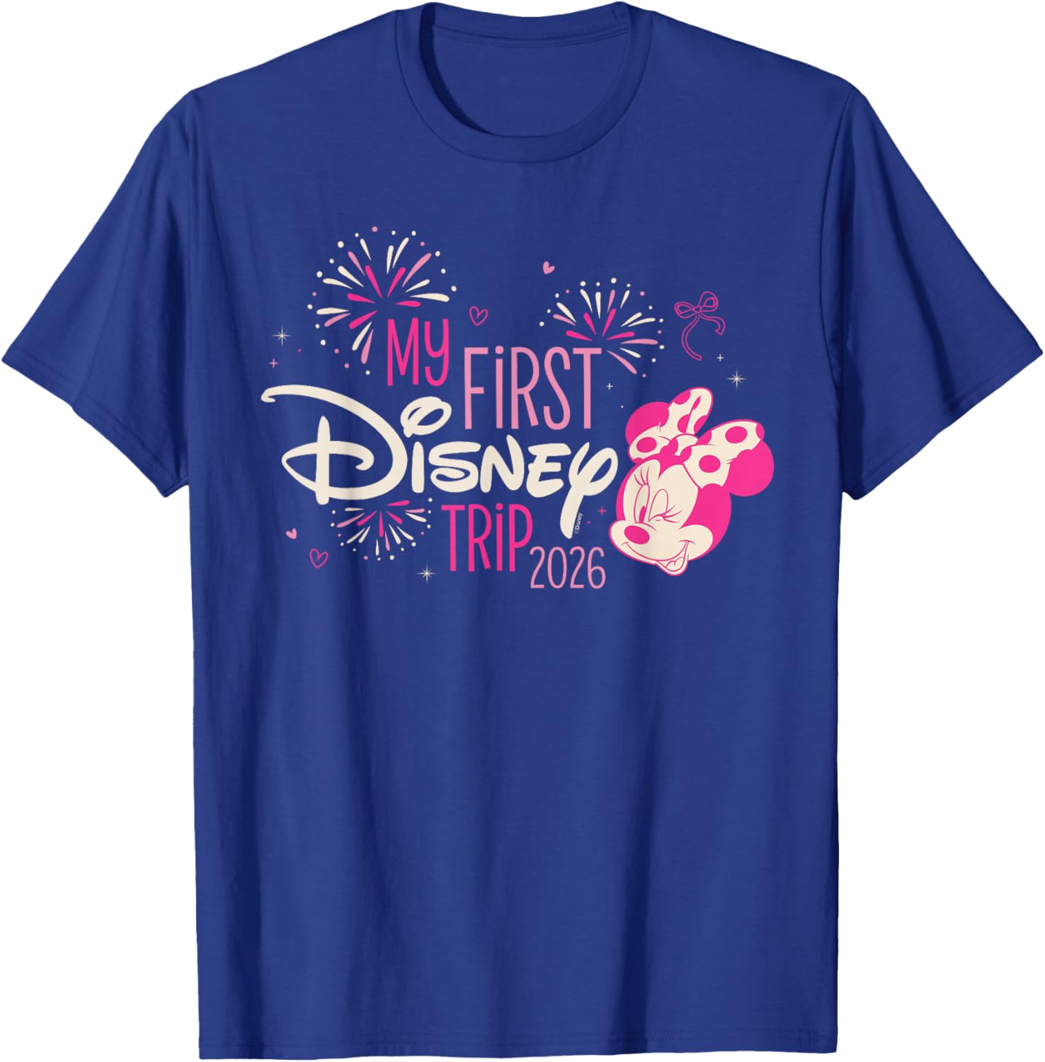 Disney Minnie Mouse "My First Disney Trip" 2026 Vacation T-Shirt - T-Shirt | Royal