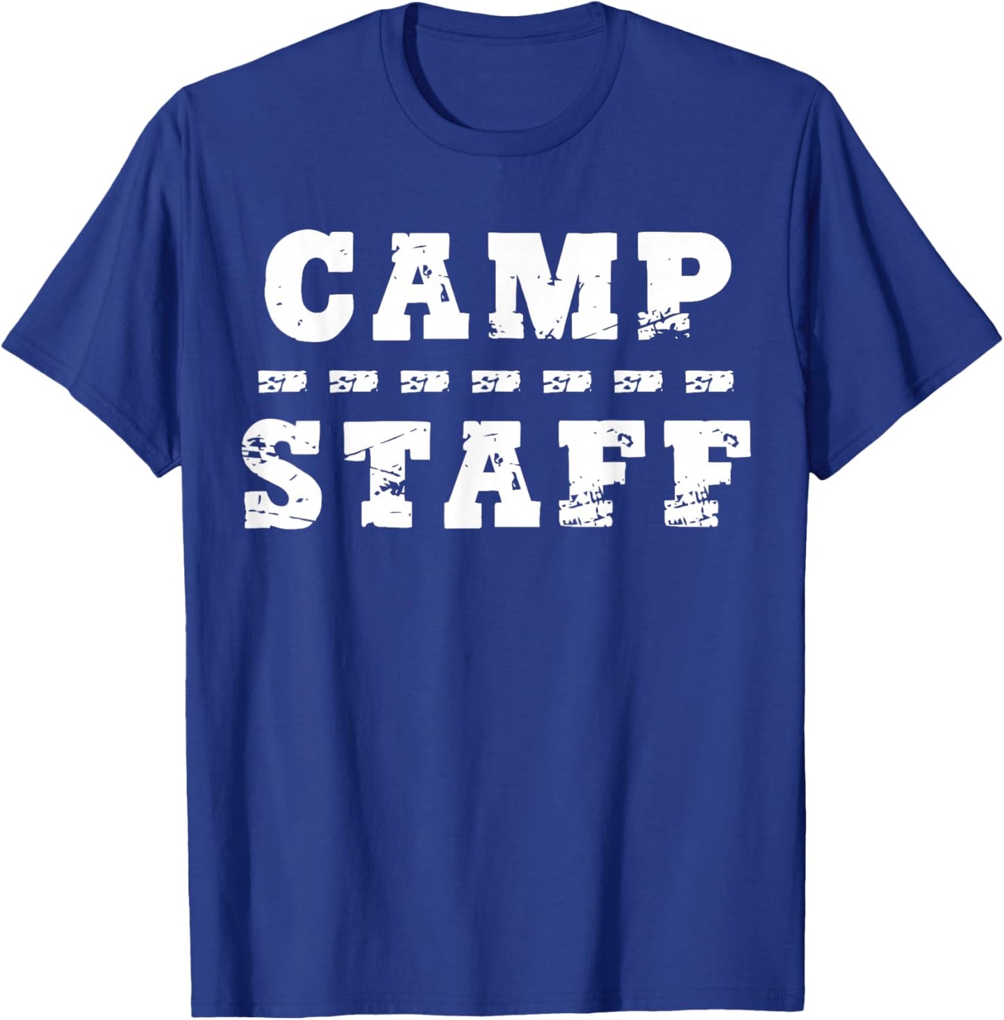 Camp Staff Summer Camp Staff Camping T-Shirt - T-Shirt | Royal