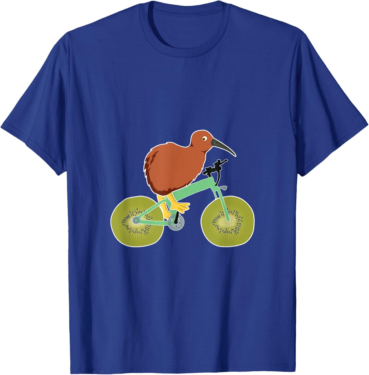 Funny Kiwi Grafik New Zealand Fruit and Bird T-Shirt - T-Shirt | Royal