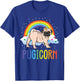 Pugicorn Pug Unicorn Space Galaxy Rainbow Girls Kids Gifts T-Shirt - T-Shirt | Royal