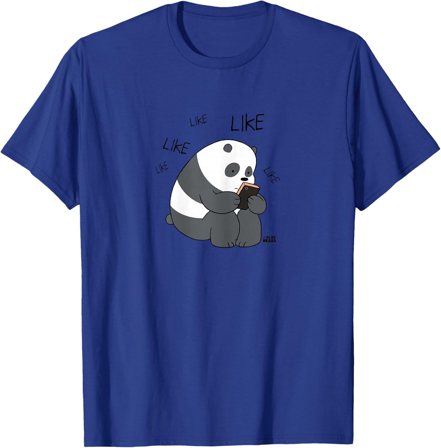 We Bare Bears Panda Like Like Like T-Shirt - T-Shirt | Royal