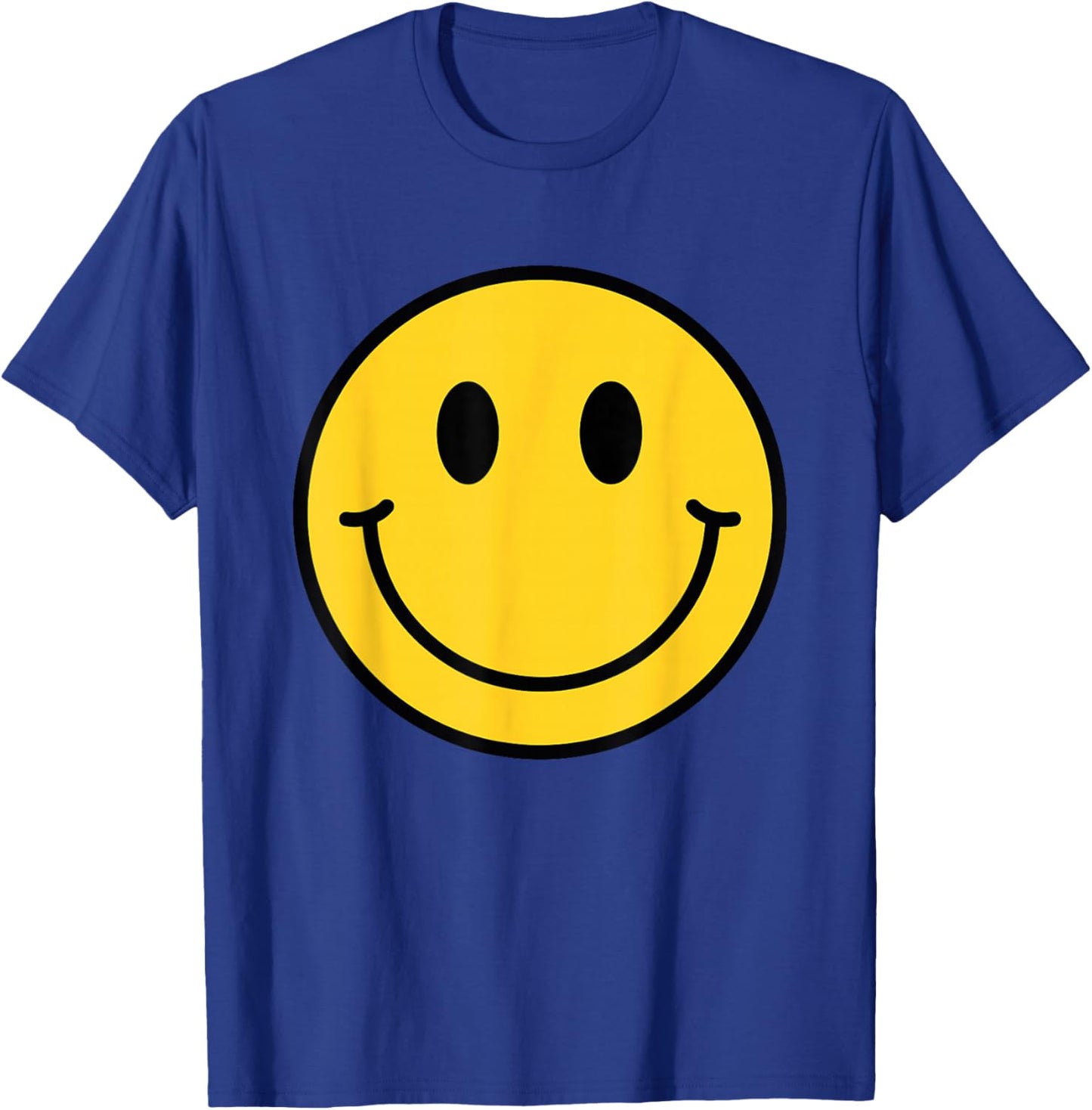 70s Yellow Smile Face Shirt Cute Happy Peace Smiling Face T-Shirt - T-Shirt | Royal