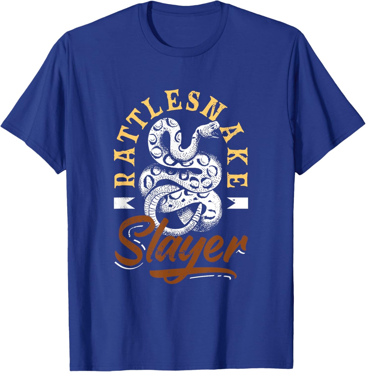 Rattlesnake Hunter Rattlesnake Slayer Funny Crotalus Snake T-Shirt - T-Shirt | Royal