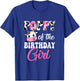 Poppy Of The Birthday Girl Farm Cow 1St Birthday Girl T-Shirt - T-Shirt | Royal