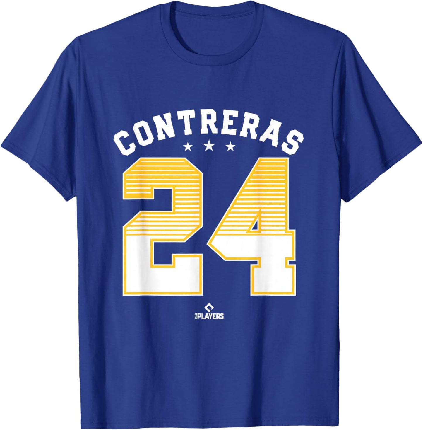 William Contreras 24 Milwaukee MLBPA T-Shirt - T-Shirt | Royal