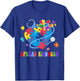 Spread Kindness Autism Awareness Stethoscope Heart Nurse T-Shirt - T-Shirt | Royal