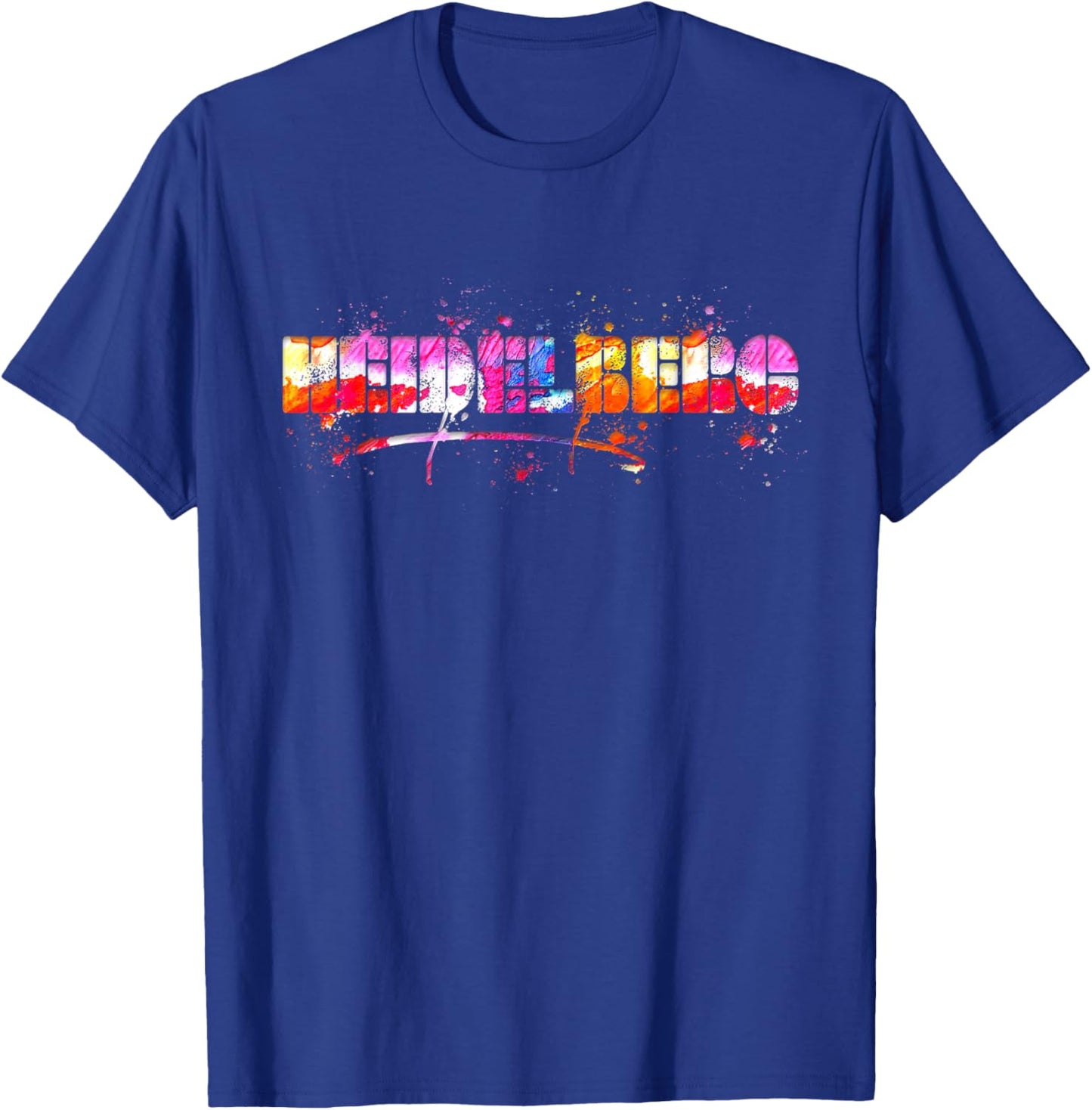 Heidelberg Schriftzug Souvenir - Aquarell Heidelberg T-Shirt - T-Shirt | Royal