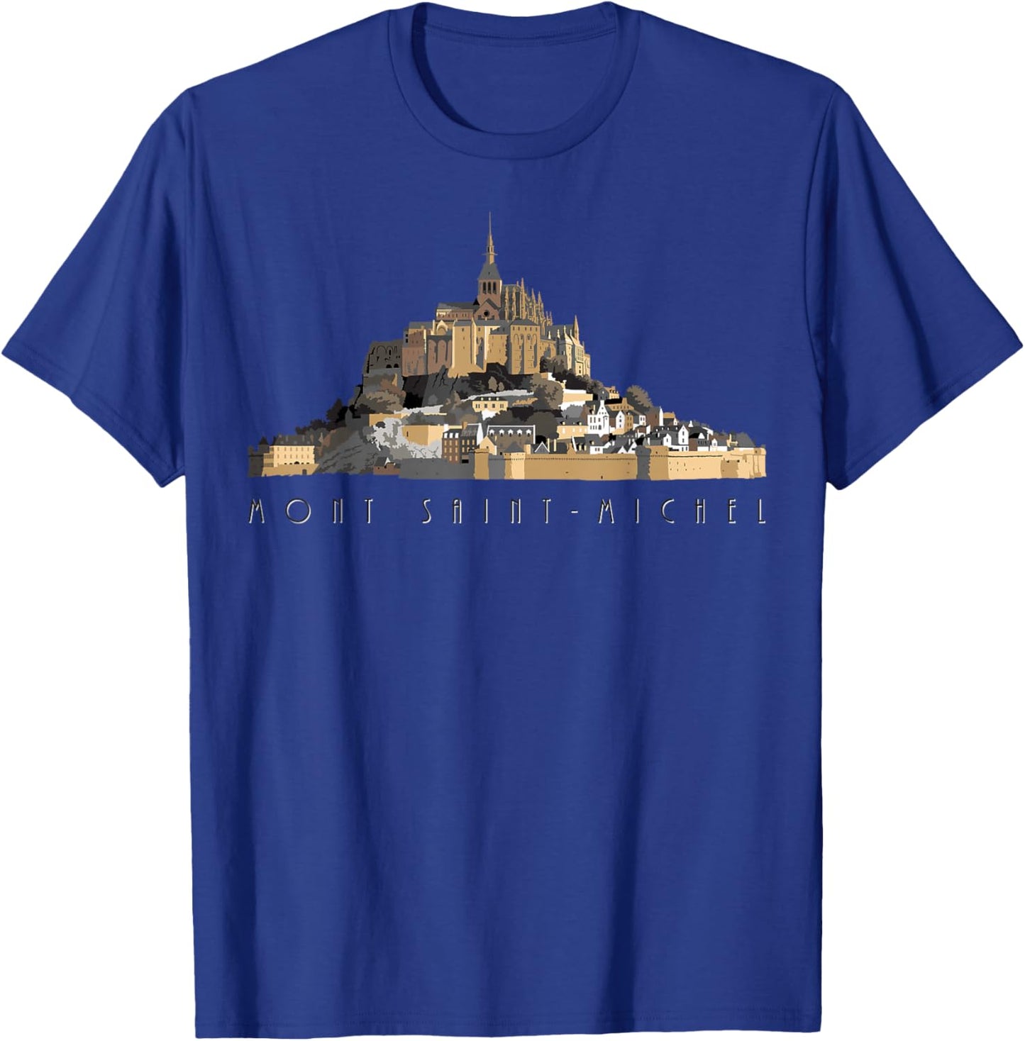 France Normandy Mont Saint Michel French Vacation Souvenir T-Shirt - T-Shirt | Royal