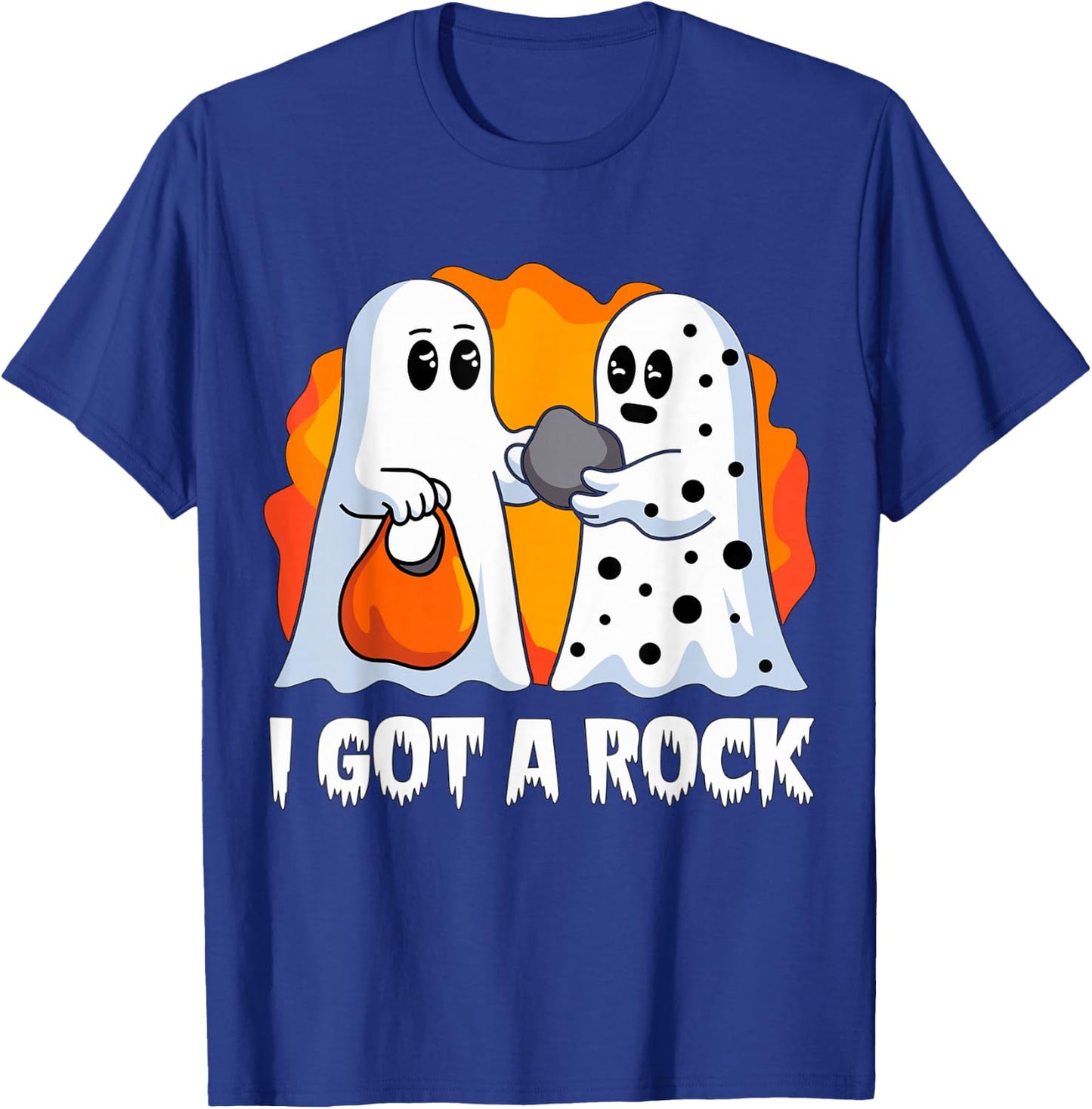 I got a Rock funny Ghost Halloween Party T-Shirt - T-Shirt | Royal