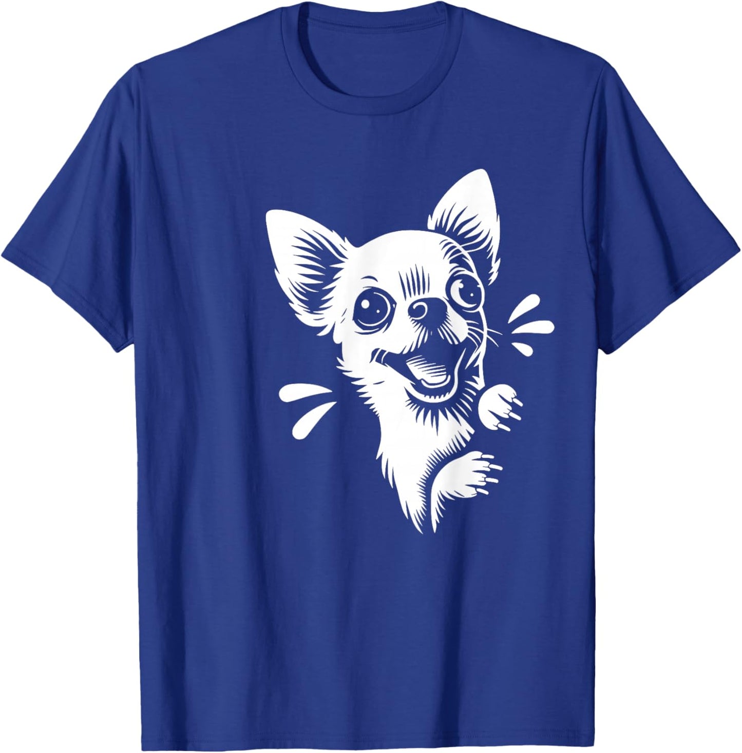 Funny Chihuahua Scout Dog Graphic Design T-Shirt - T-Shirt | Royal