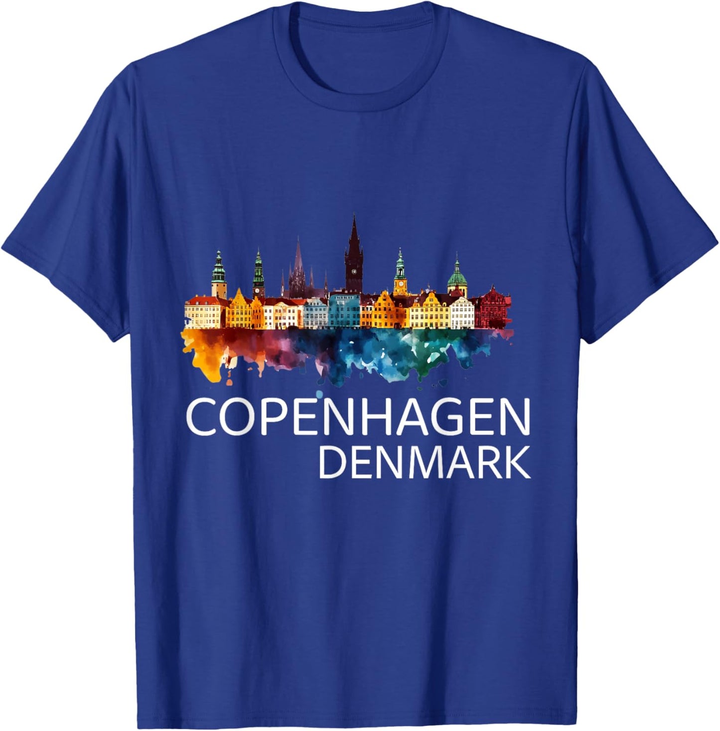 Copenhagen Souvenir Denmark Skyline Proud Danish Men Women T-Shirt - T-Shirt | Royal