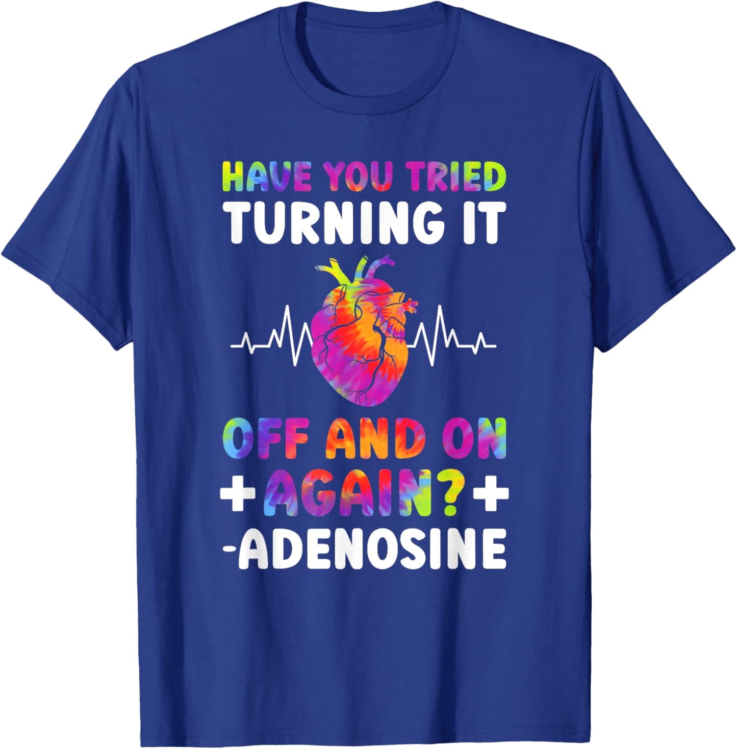 CICU Nurse Funny Cardiac Intensive Care Unit T-Shirt - T-Shirt | Royal