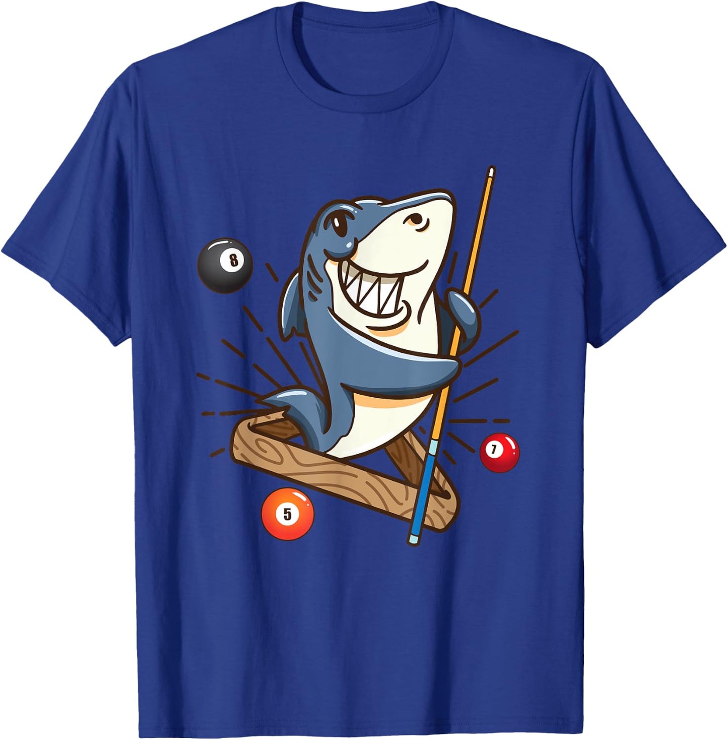 Billiard Shark Hustler Pool Shirts Girls Snooker Gifts T-Shirt - T-Shirt | Royal