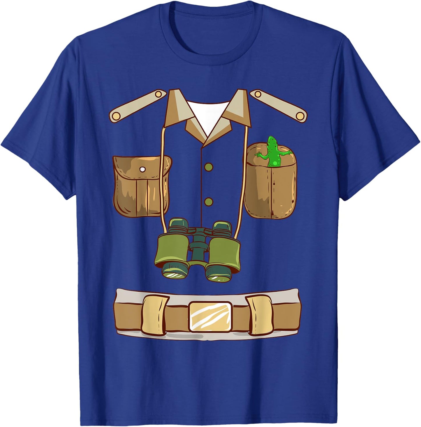 Zookeeper Safari Costume Explorer Safari Guide Halloween T-Shirt - T-Shirt | Royal