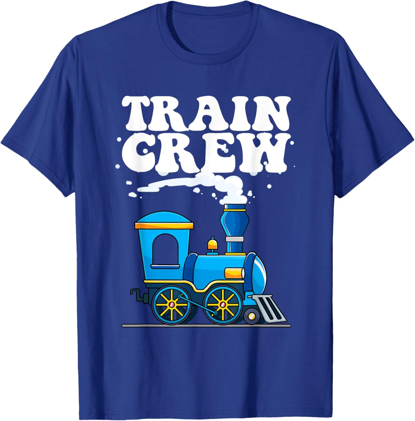 Birthday Train Crew Party Family Matching Men Women Kids T-Shirt - T-Shirt | Royal