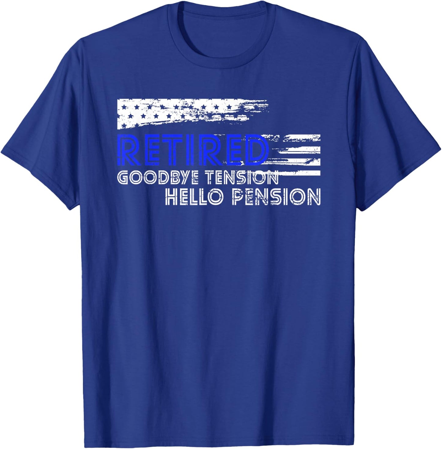 Law Enforcement Sheriff Retirement Gift Funny Police T-Shirt - T-Shirt | Royal