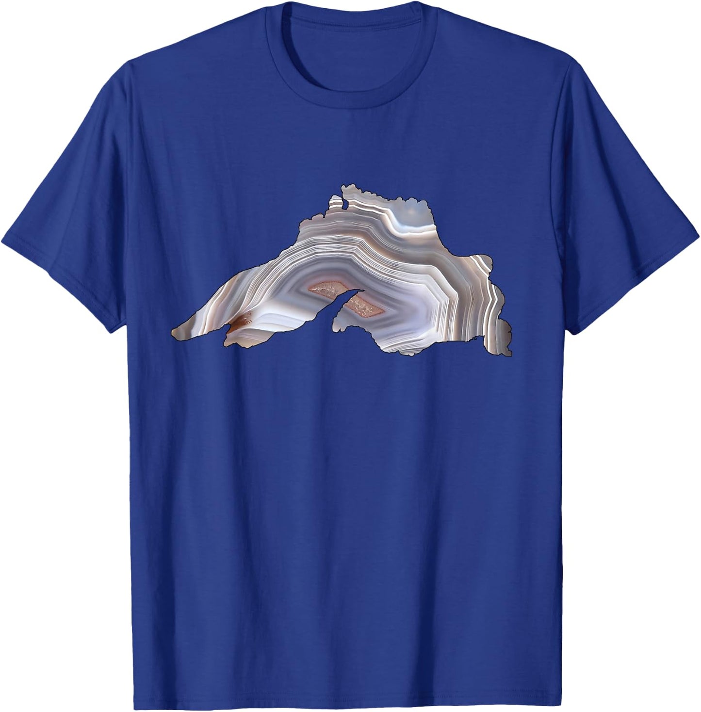 Lake Superior Agate Great Gift Rockhounds & Agate Lovers T-Shirt - T-Shirt | Royal
