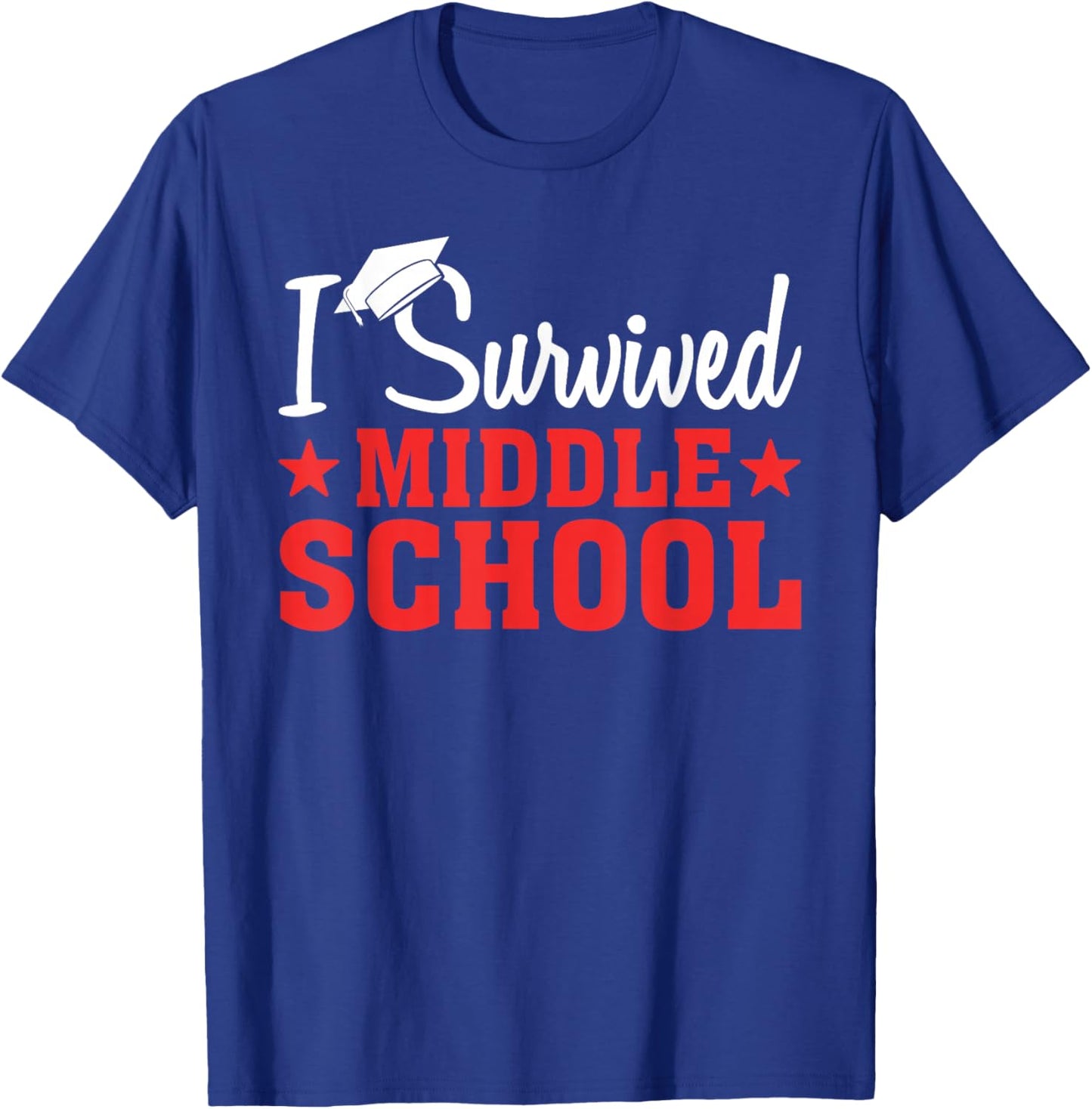 I Survived Middle School T-Shirt - T-Shirt | Royal