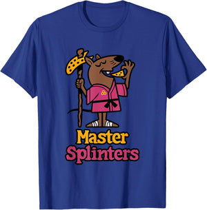 Master Splinters Pizza T-Shirt - T-Shirt | Royal