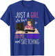 Artist Gamer Girls Gift Sketching Video Games Gaming Anime T-Shirt - T-Shirt | Royal